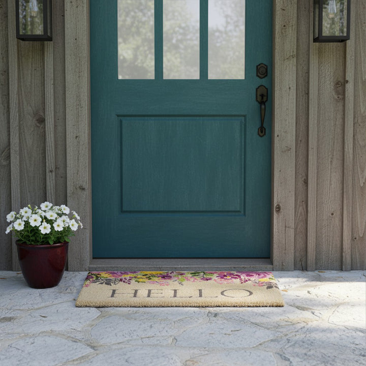 Blossoming Floral Hello Doormat