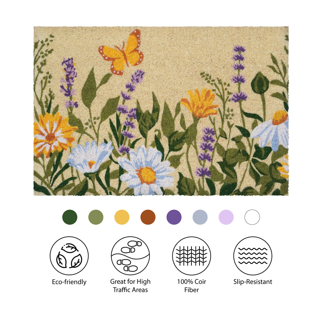 Butterfly Garden Doormat