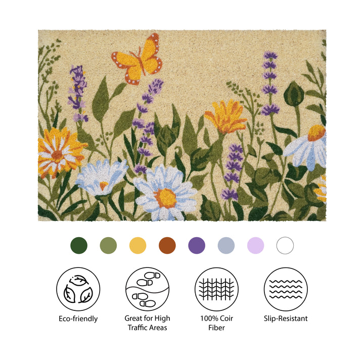 Butterfly Garden Doormat