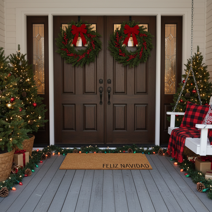 Feliz Navidad Doormat