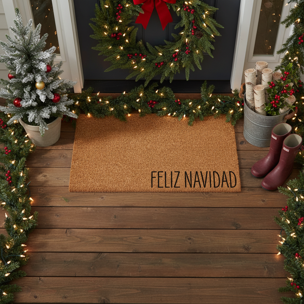 Feliz Navidad Doormat