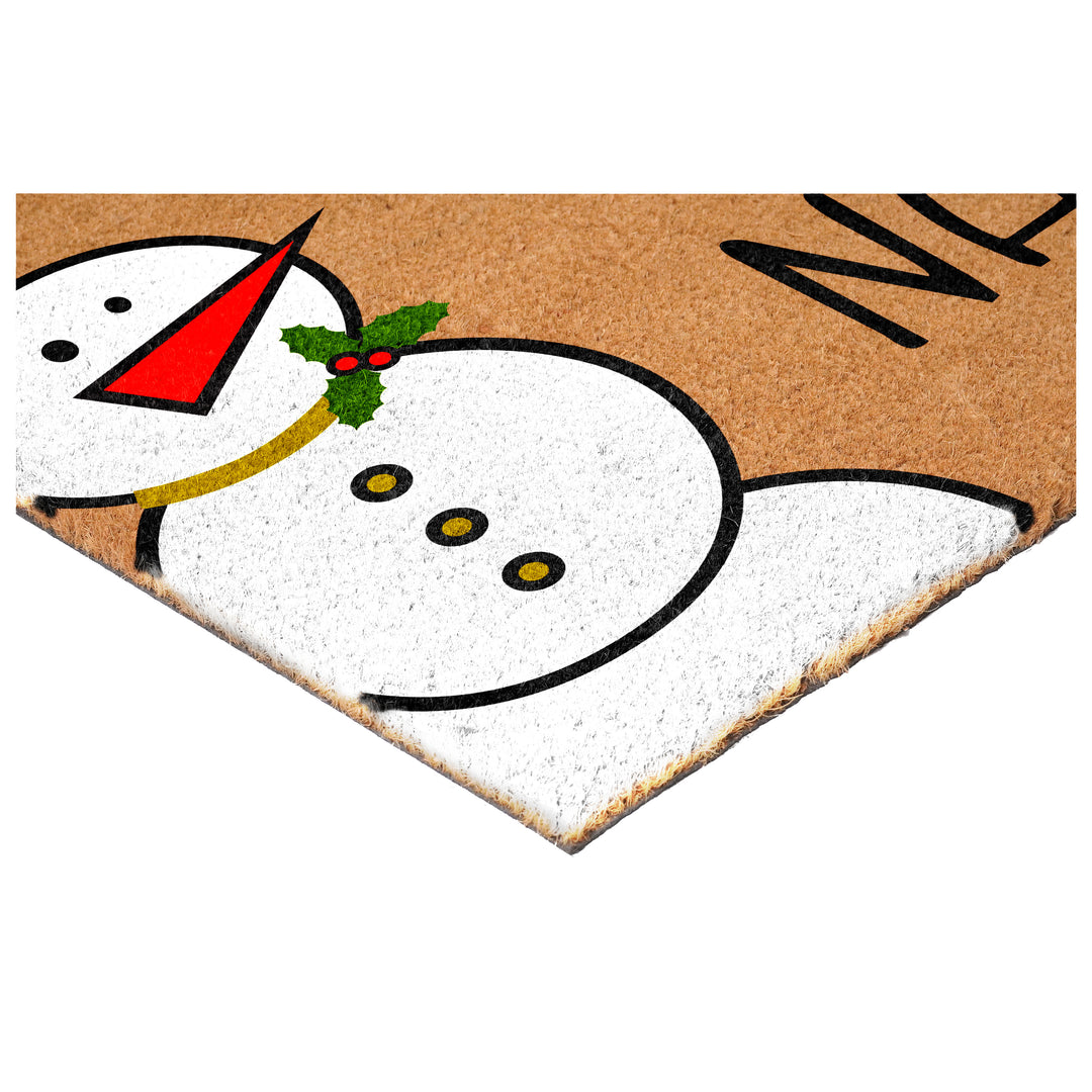 Snowman Feliz Navidad Spanish Doormat