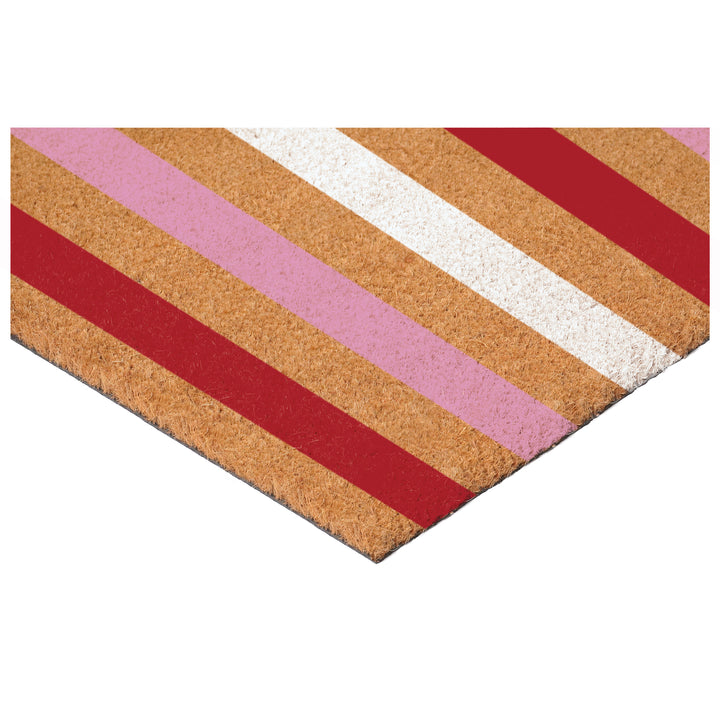 Pink Delight Strip Doormat