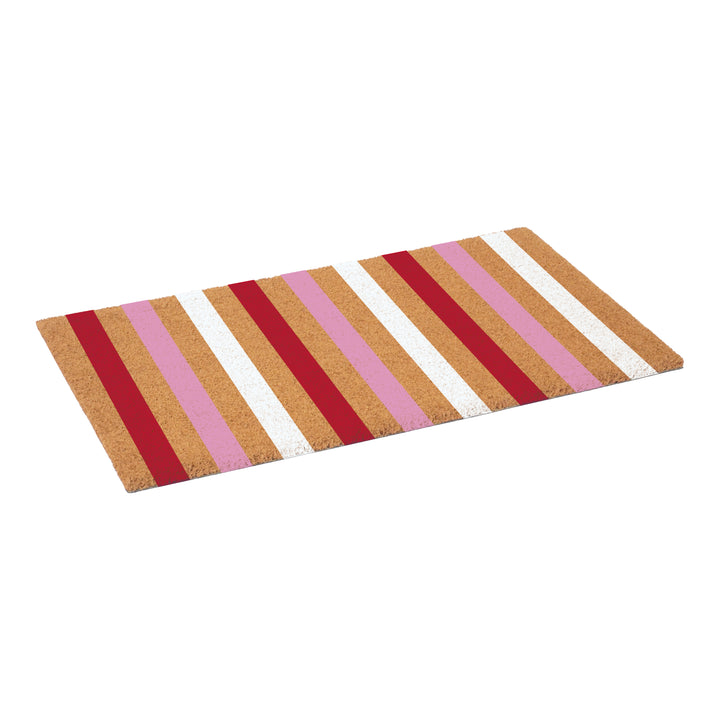 Pink Delight Strip Doormat