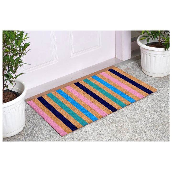 Cotton Candy Stripe Doormat