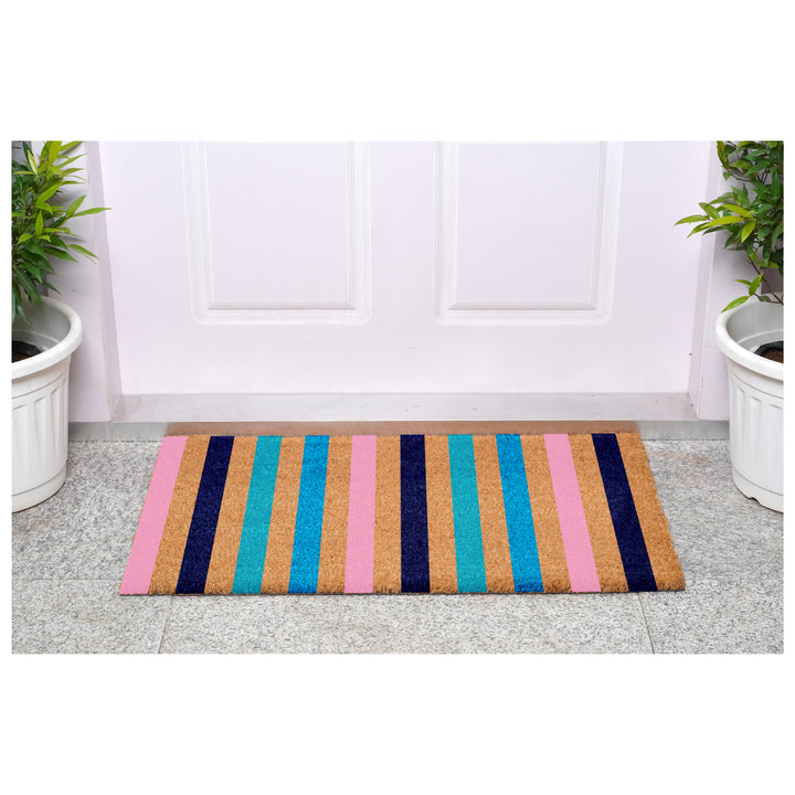 Cotton Candy Stripe Doormat