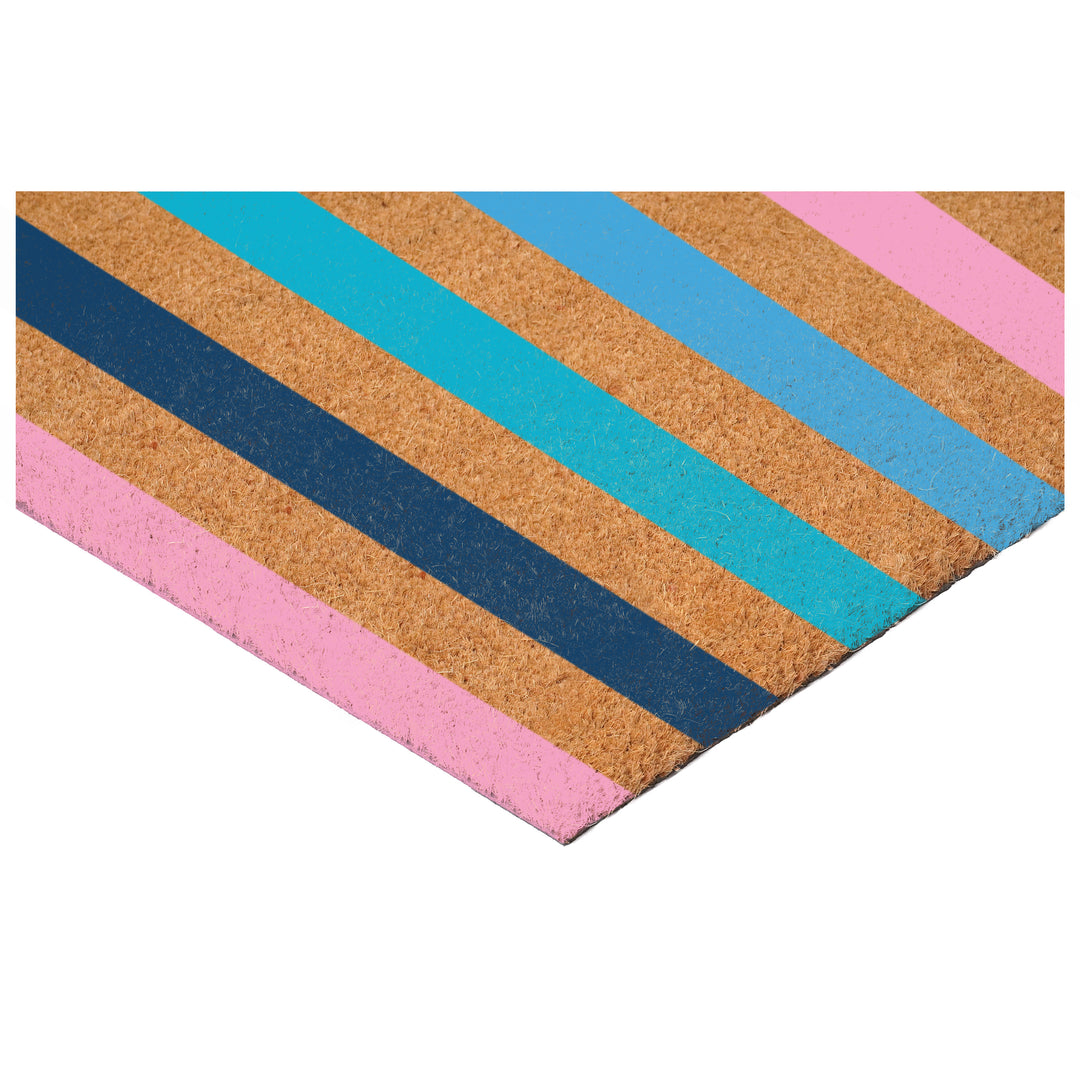 Cotton Candy Stripe Doormat