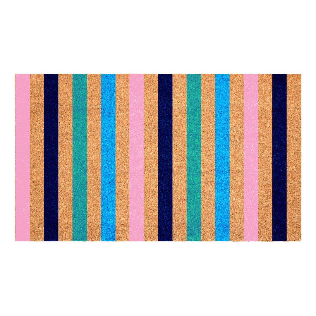 Cotton Candy Stripe Doormat