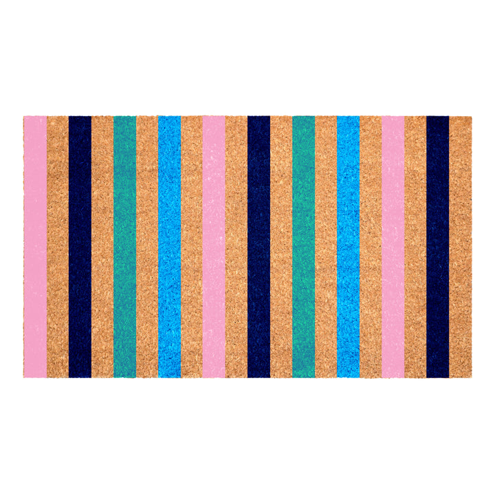 Cotton Candy Stripe Doormat