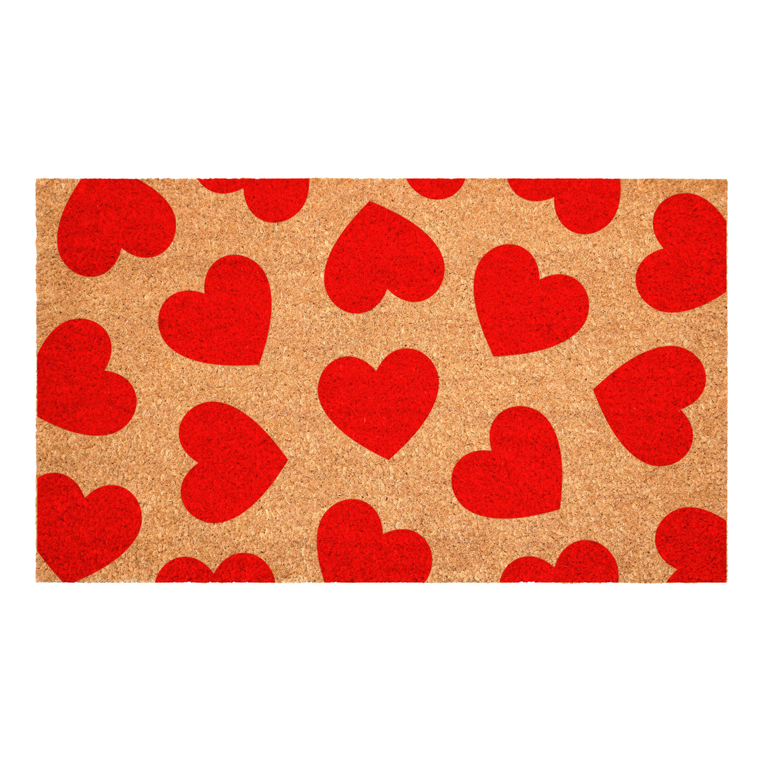 Colorful Mini Heart Doormat