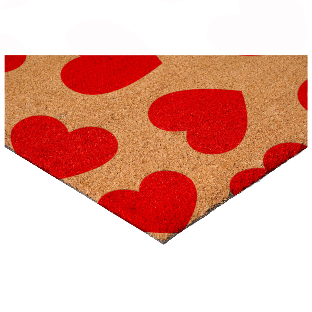 Colorful Mini Heart Doormat