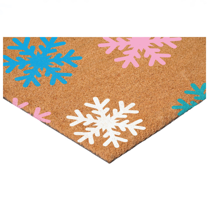 Winter Snowflakes Doormat