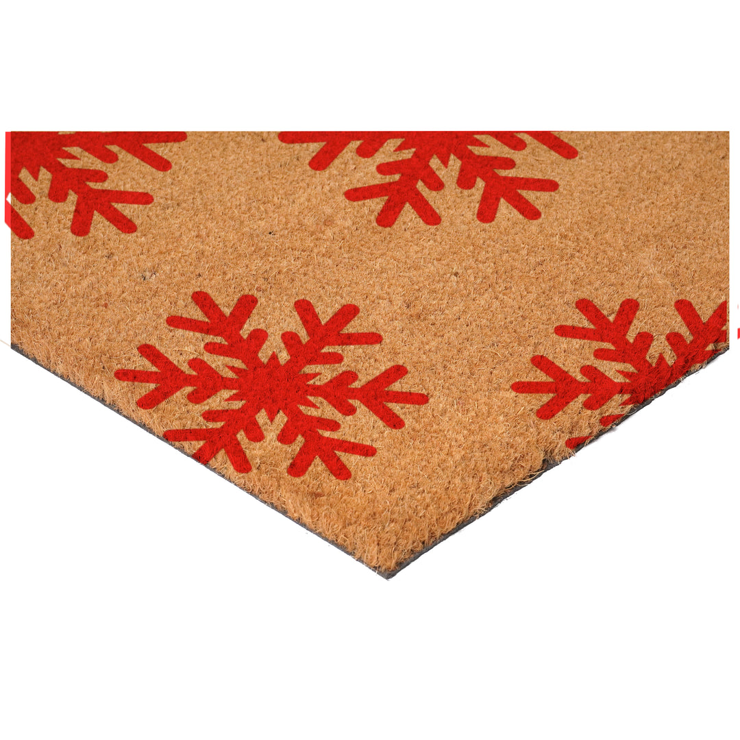 Winter Snowflakes Doormat