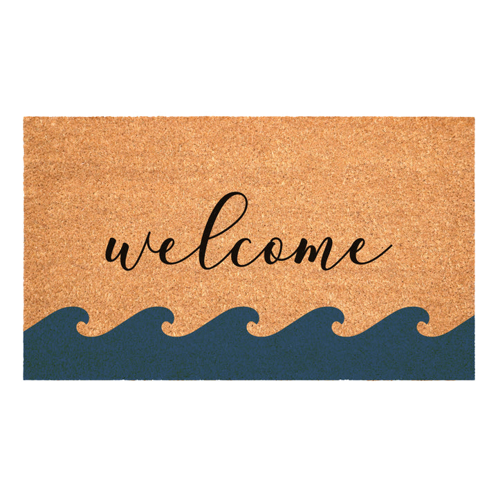 Ocean Wave Welcome Doormat