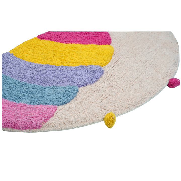 Round Unicorn Rug