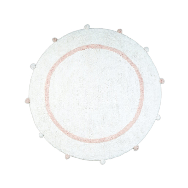 Pretty Pink Pom Pom Rug