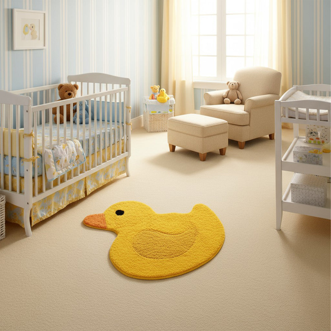 Yellow Duck Rug