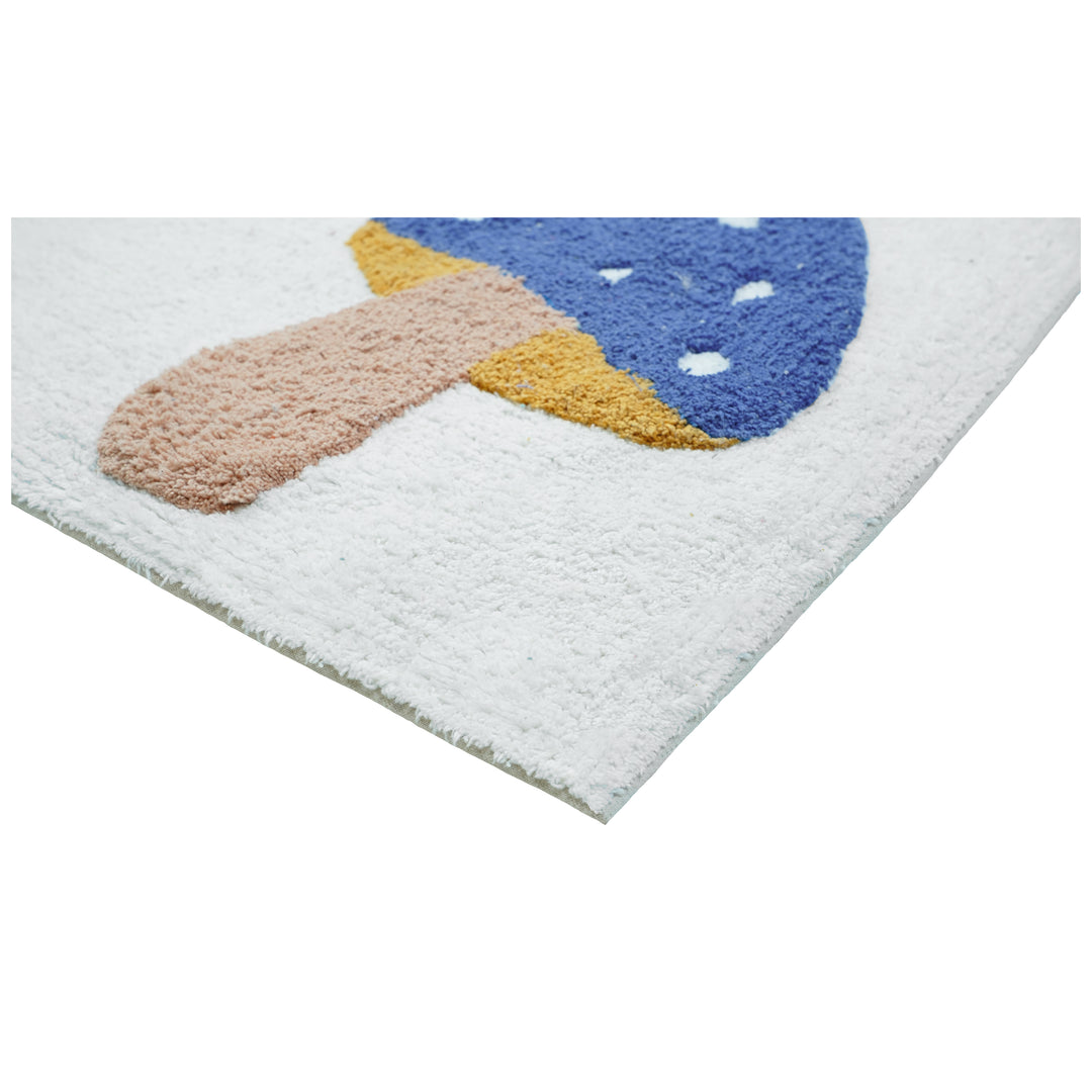 Colorful Mushroom Rug