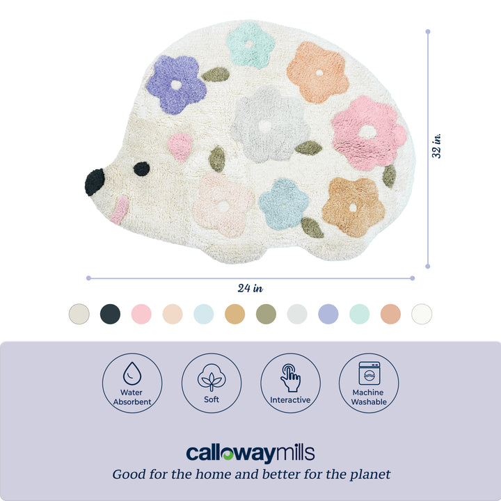 Flower Hedgehog Rug