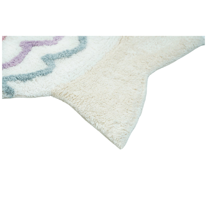 Pastel Waves Fish Rug