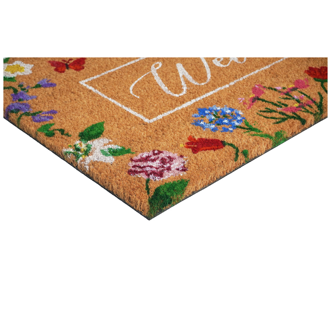 Butterfly Garden Welcome Doormat