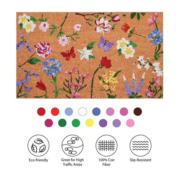 Butterfly Garden Doormat