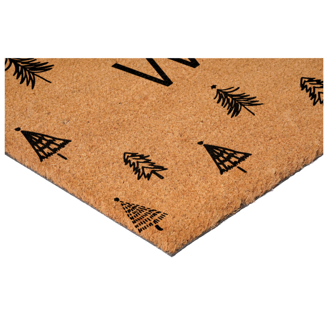 Personalized Tree Farm Christmas Doormat
