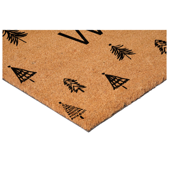 Personalized Tree Farm Christmas Doormat