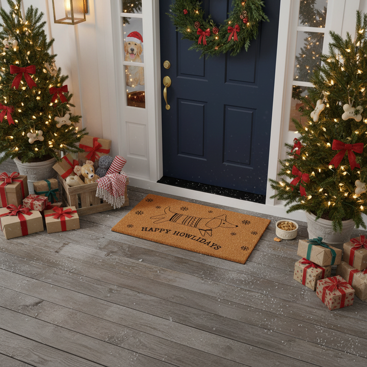 Happy Howlidays Doormat