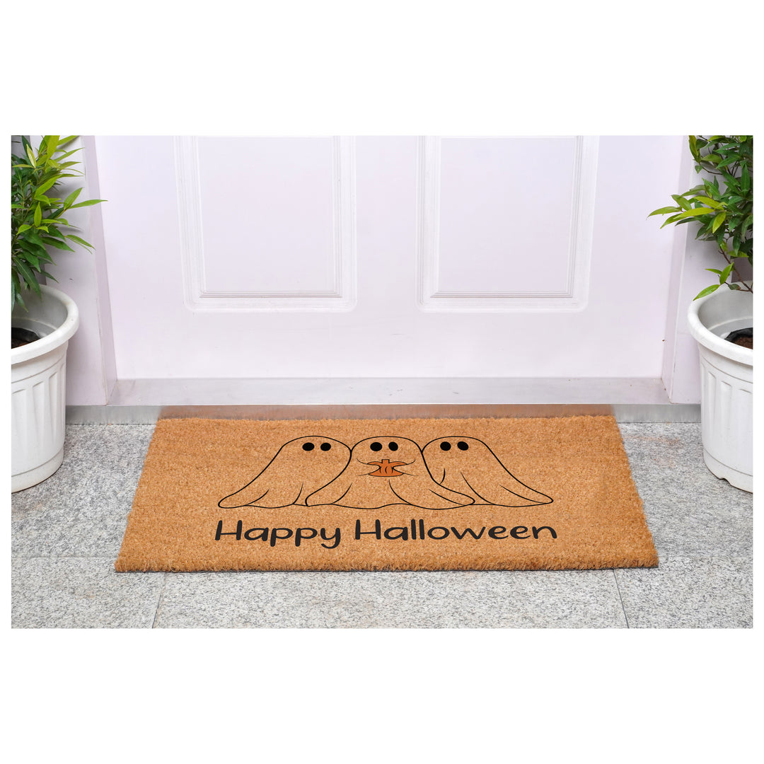 Halloween Ghost Trio Doormat