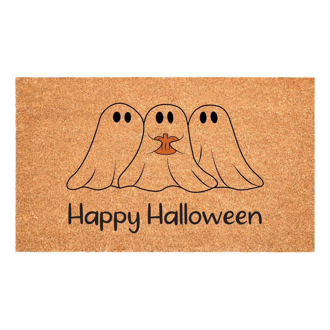 Halloween Ghost Trio Doormat