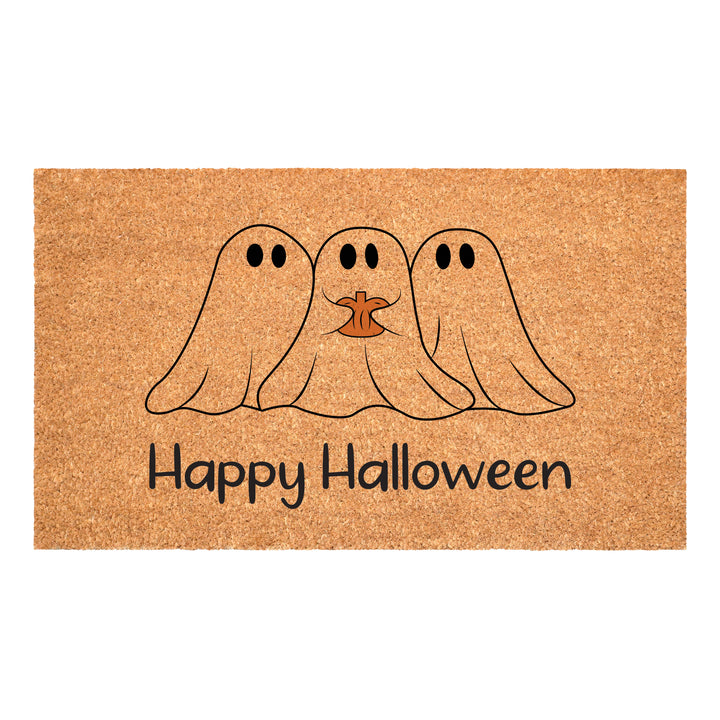 Halloween Ghost Trio Doormat