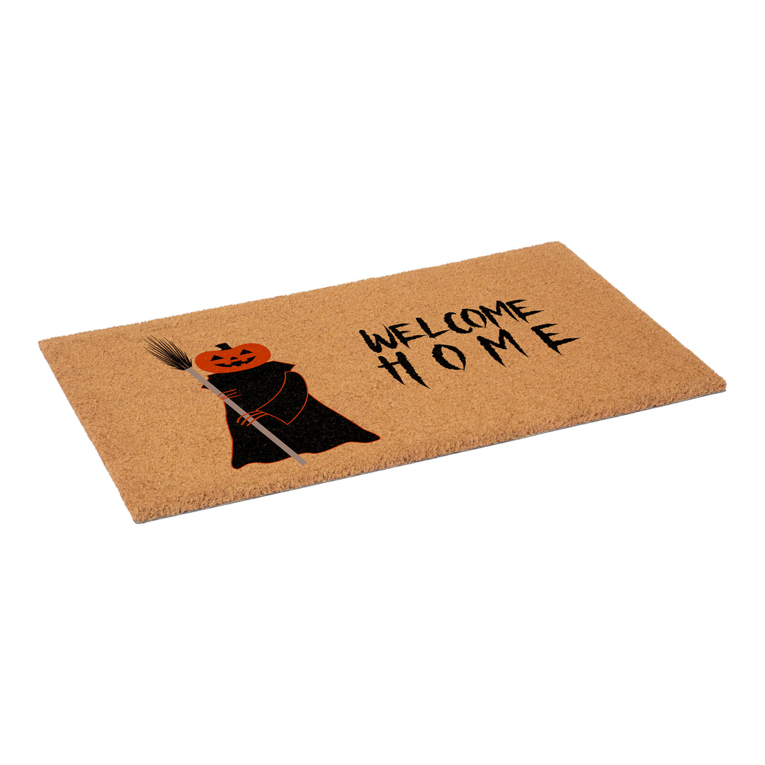 Scary Pumpkin Welcome Home Doormat