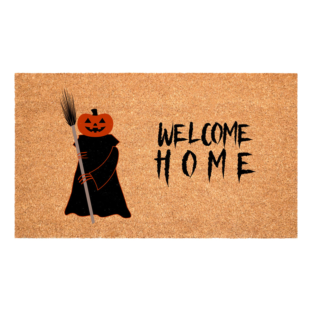 Scary Pumpkin Welcome Home Doormat