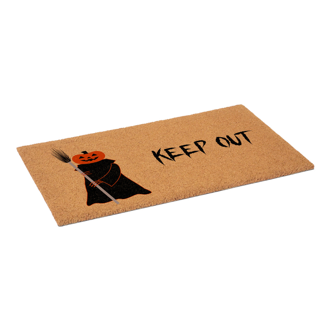 Scary Pumpkin Keep Out Doormat