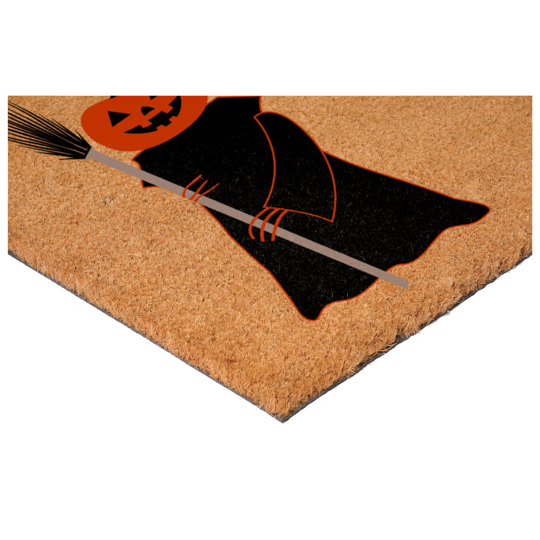 Scary Pumpkin Keep Out Doormat