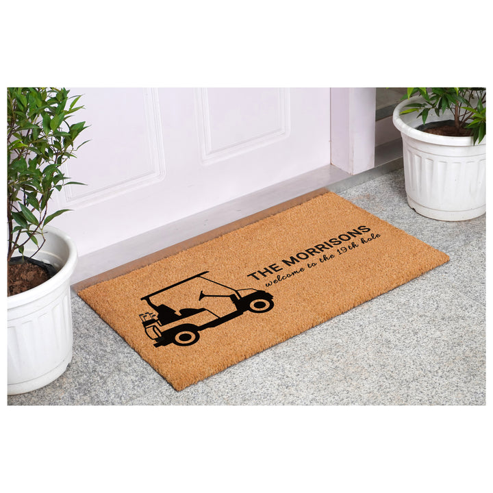 Personalized Golf Cart Doormat