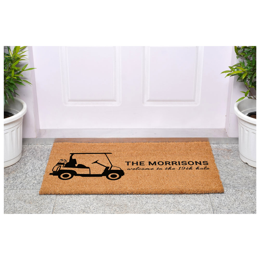 Personalized Golf Cart Doormat