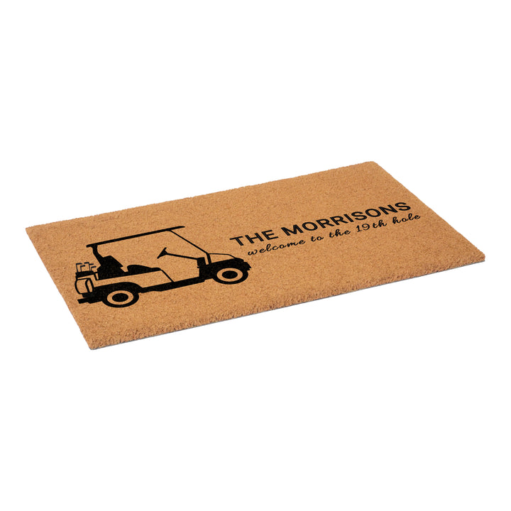 Personalized Golf Cart Doormat