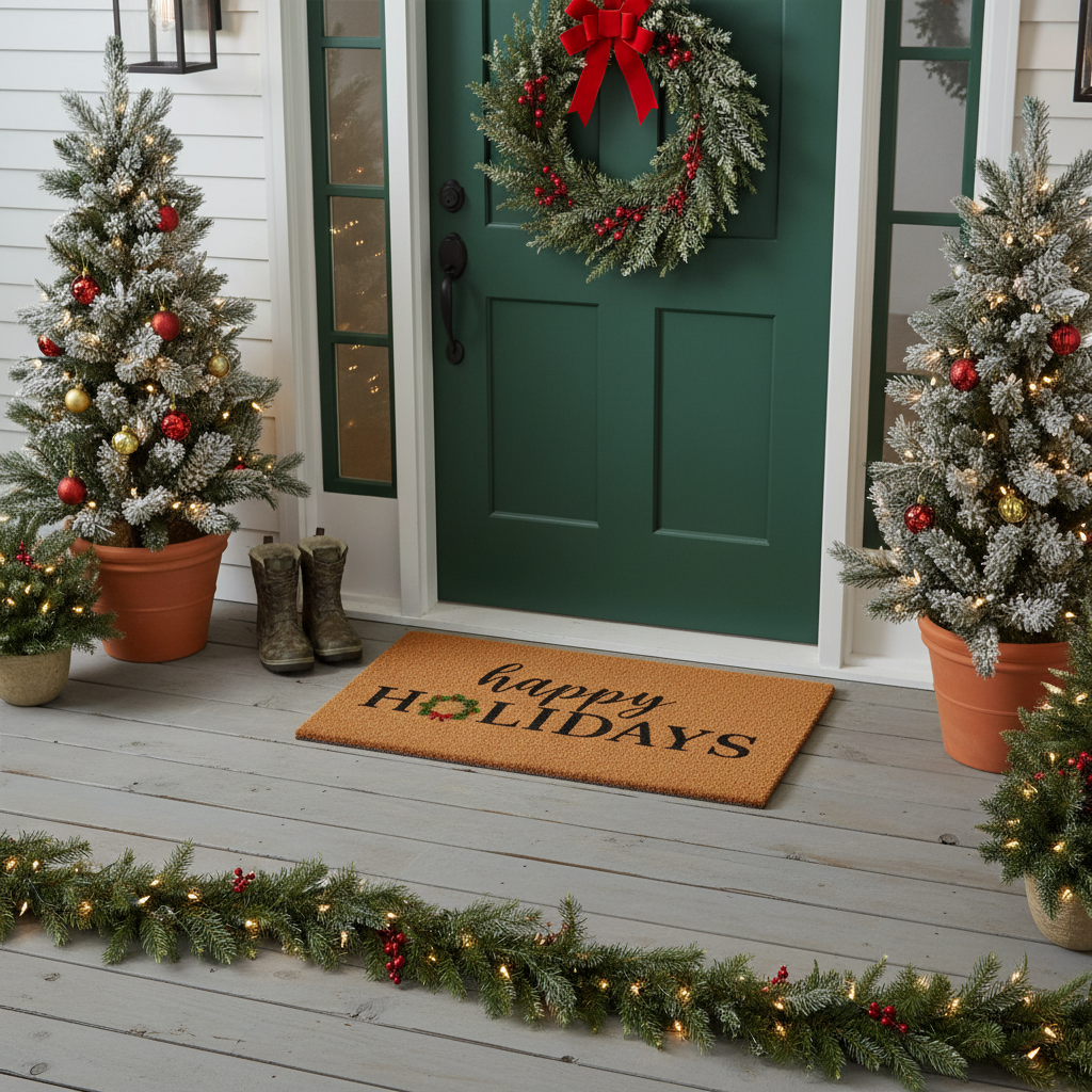 Happy Holidays Christmas Wreath