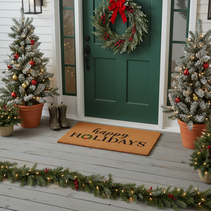 Happy Holidays Christmas Wreath