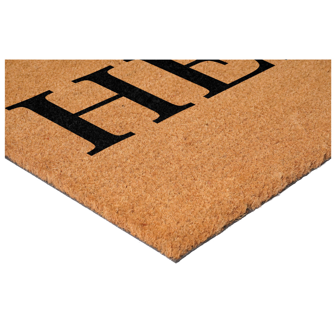 Hello Christmas Wreath Doormat