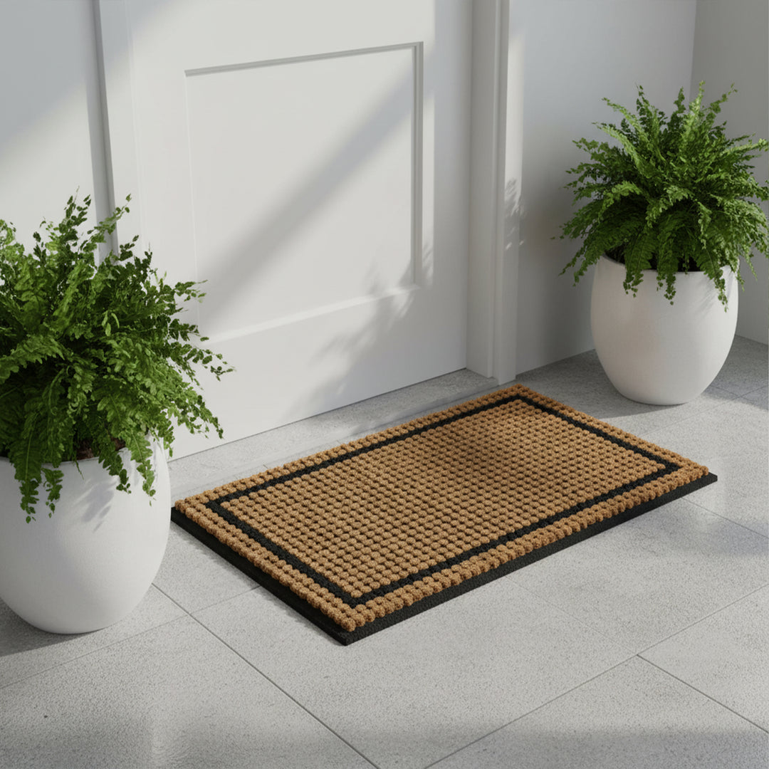 Rubber Tufted Brush Coir Doormat