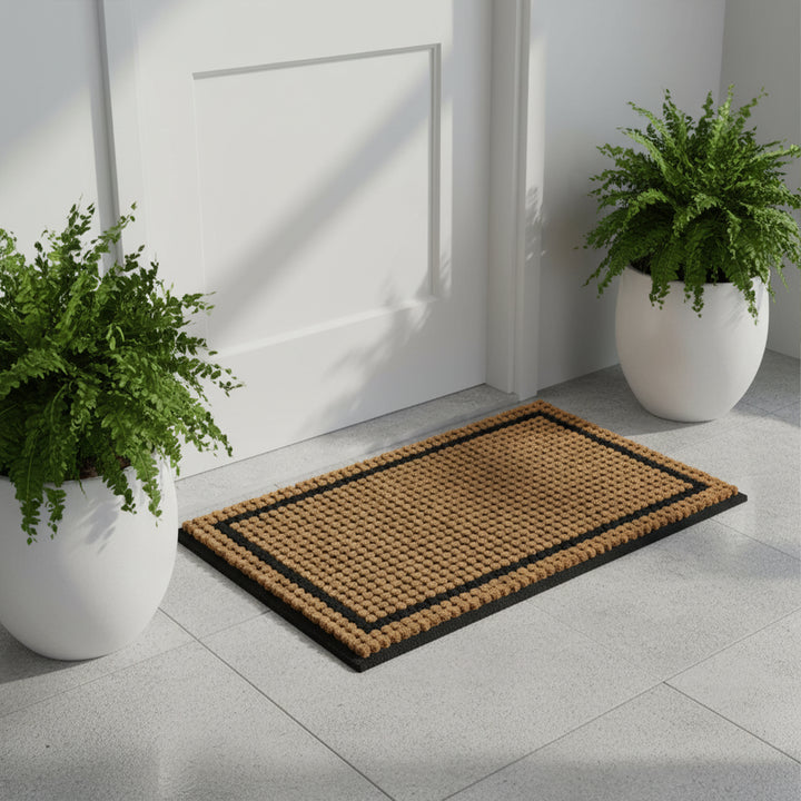 Rubber Tufted Brush Coir Doormat