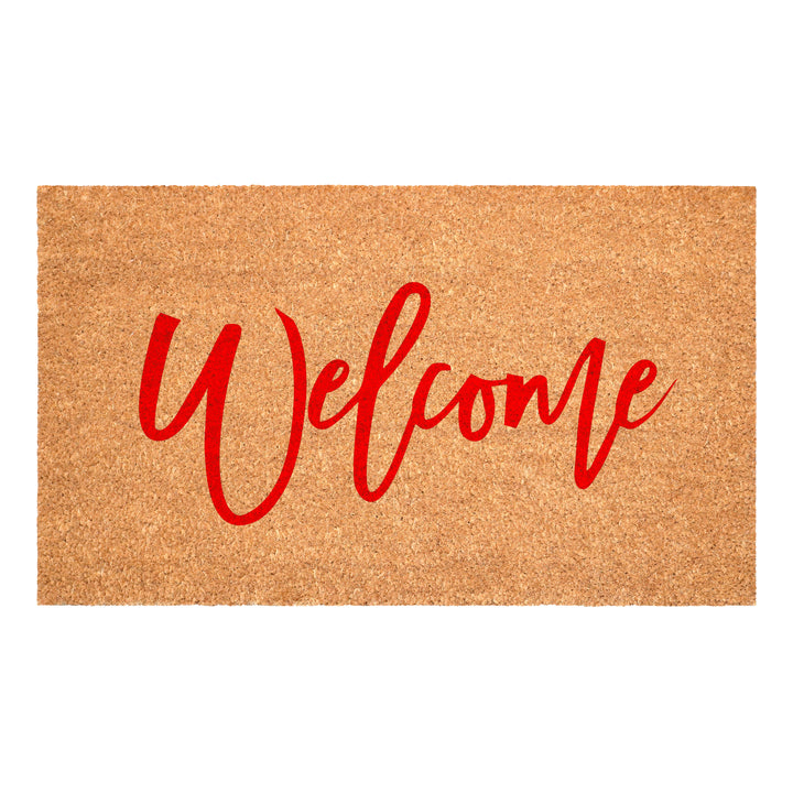 Cursive Welcome Doormat