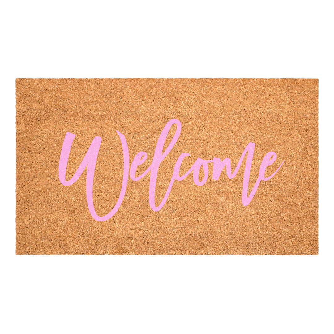 Cursive Welcome Doormat