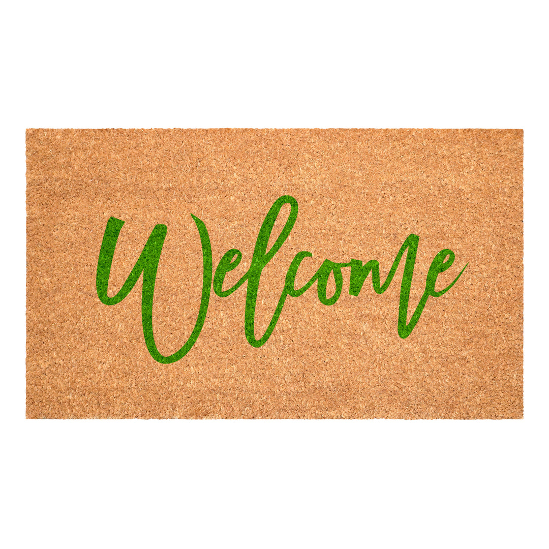 Cursive Welcome Doormat