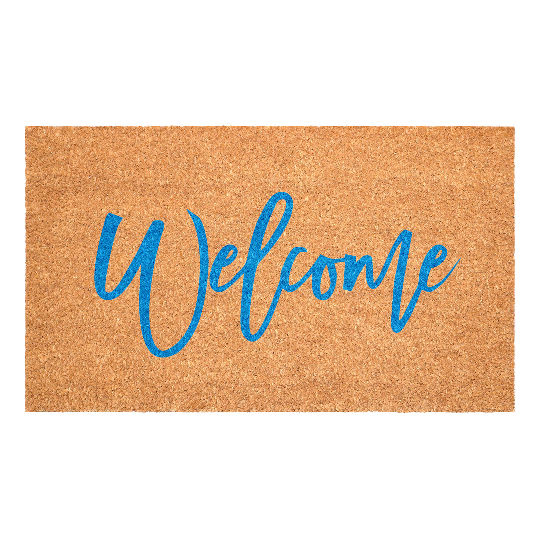 Cursive Welcome Doormat