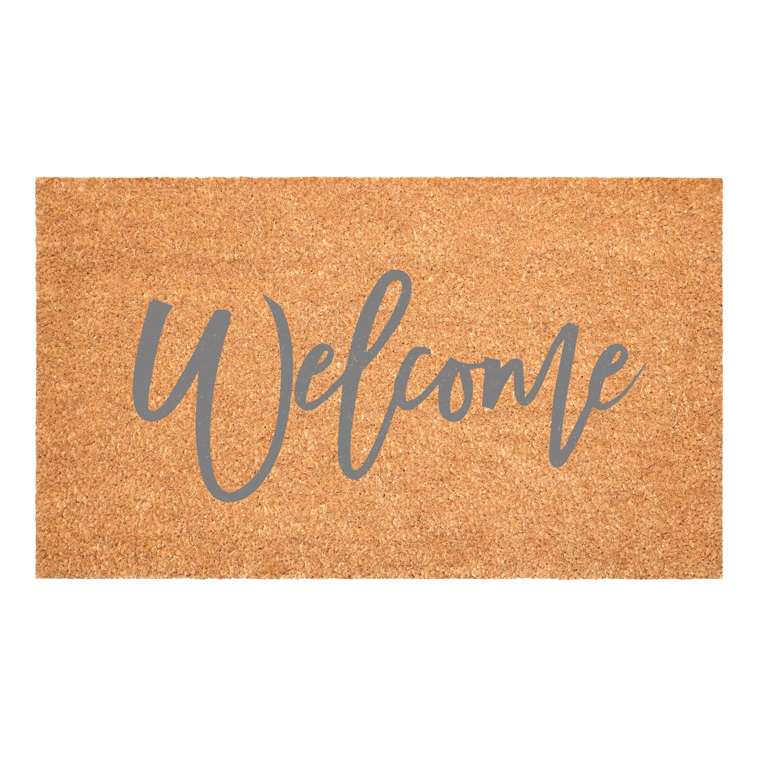 Cursive Welcome Doormat