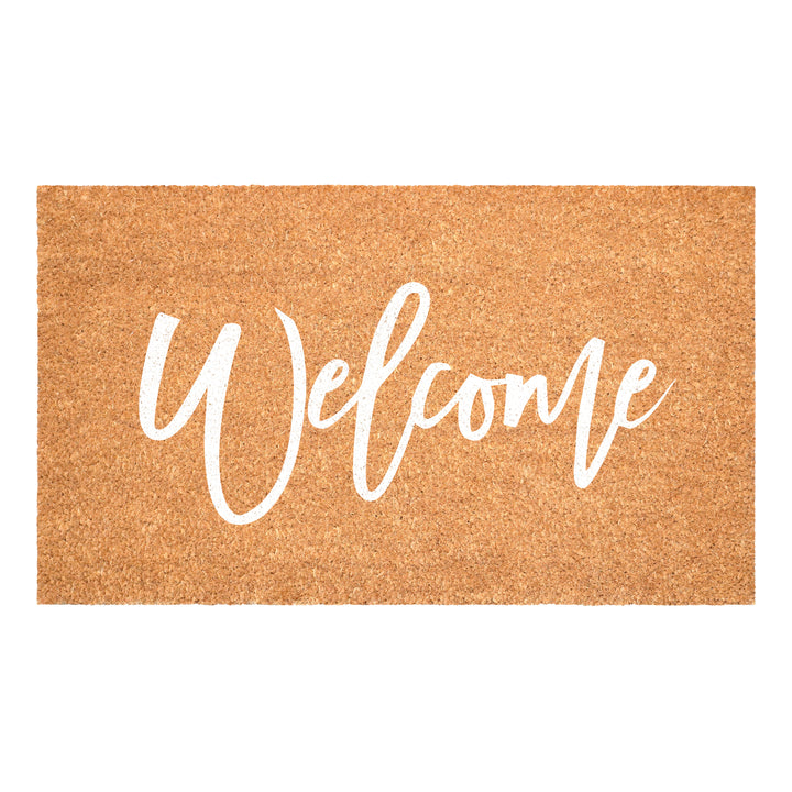 Cursive Welcome Doormat